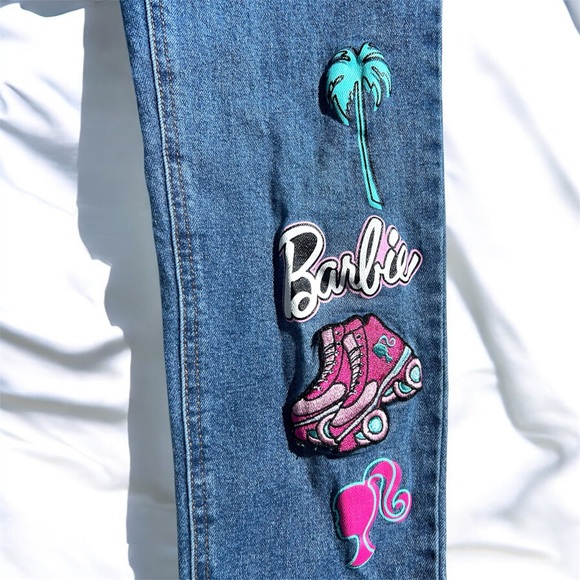 Barbie Girls‎ Jeans Denim Straight Leg Born To Lead Size 8 - Picture 4 of 5
